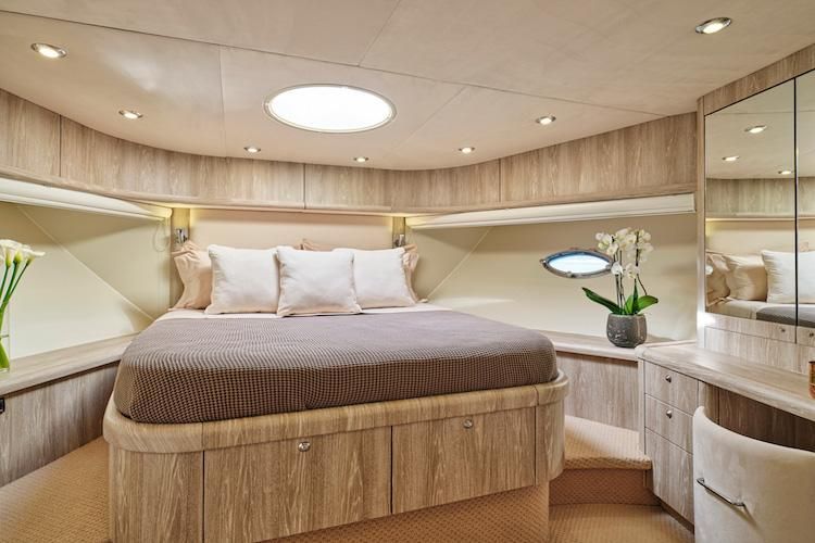 yacht double cabin, yacht accommodation, private yacht rental