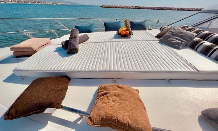 Athens Yacht Sundeck , Athens yachting, yacht rental Athens