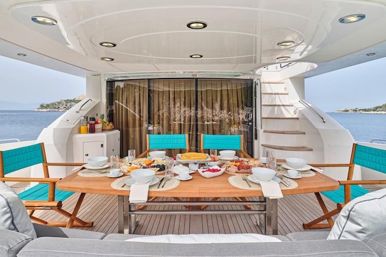 private yacht deck Greece, private yacht rental Athens, Greece yachting