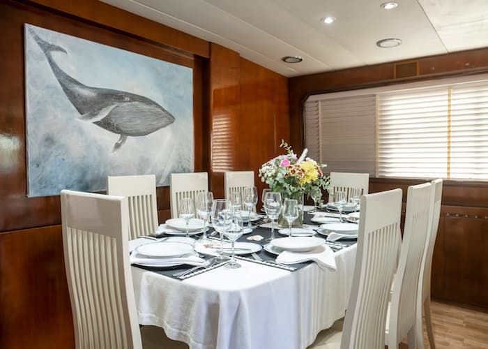 luxury dining, superyacht Athens, super yacht rental Athens